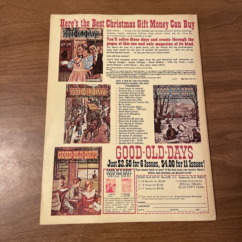 Vintage January 1976 Magazine Olde Time Needlework Patterns And Designs Magazine - Picture 3 of 8